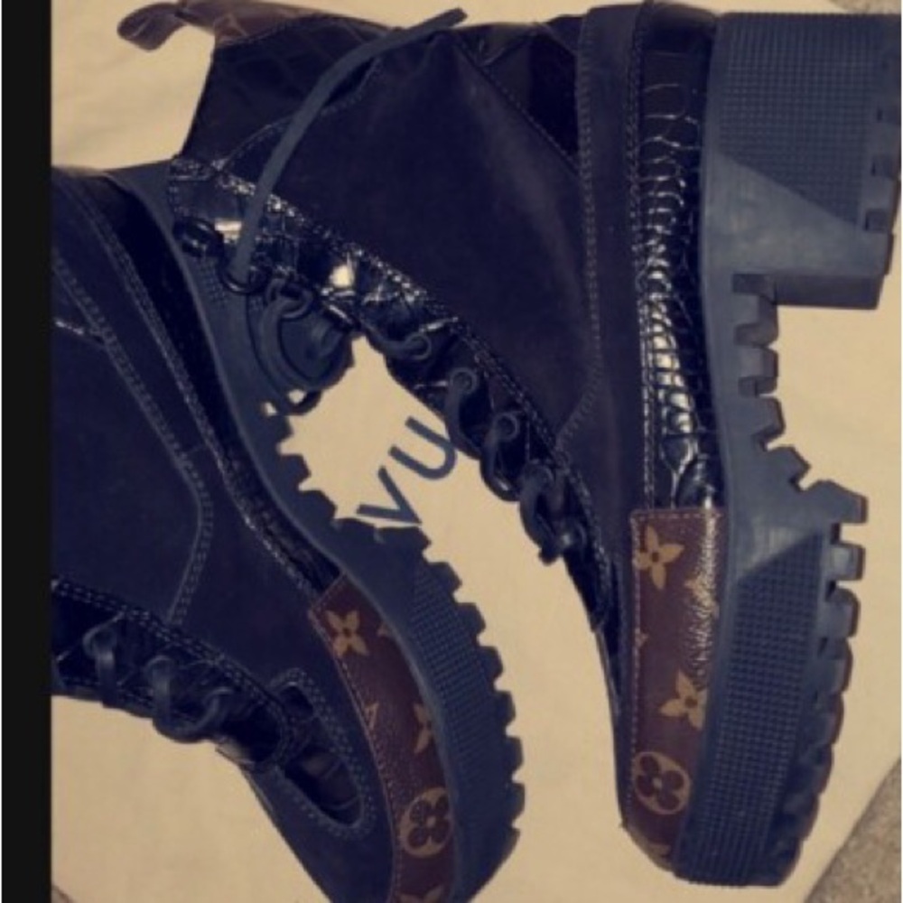 Stylish Black and Brown Boots